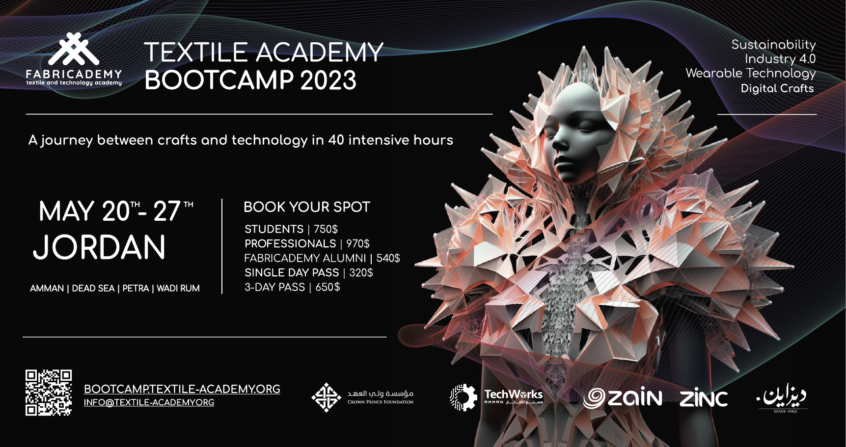 Fabricademy 2023 Bootcamp Flyer